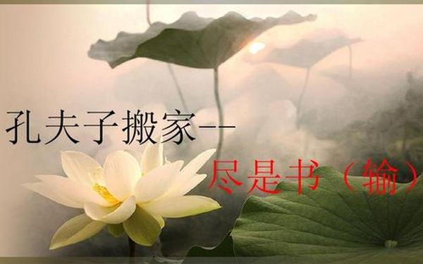 孔夫子搬家的下一句、孔夫子搬家尽是书谐音字