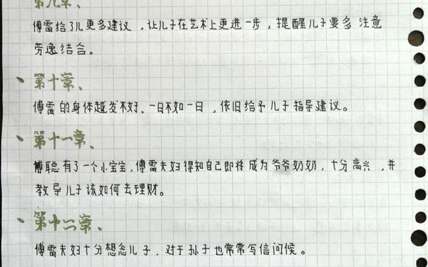 傅雷家书每章内容概括、《傅雷家书》1～31页的主要内容概括
