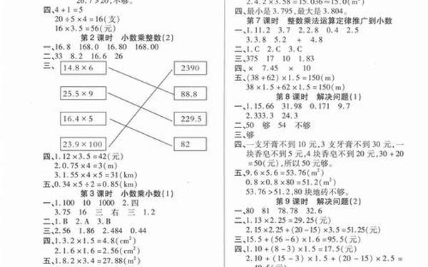 五年级上册数学书答案,零五网答案小学