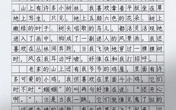 四年级满分作文;9999999999亿字优秀作文