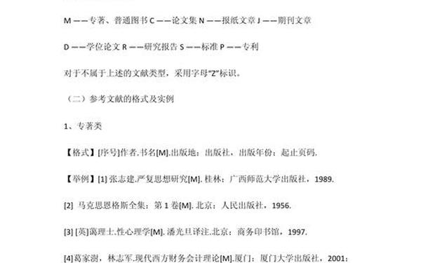 毕业论文参考文献怎么写-论文参考文献的著录格式和示例