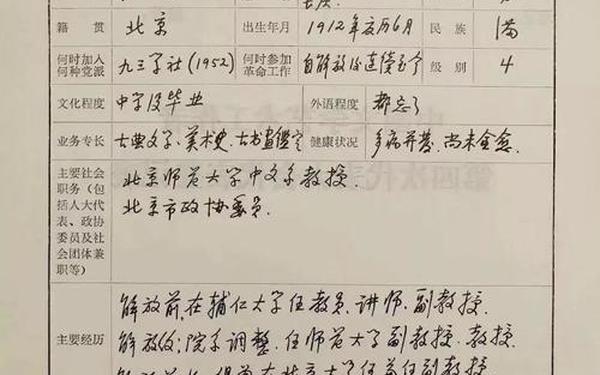 免费个人简历—个人简历手写