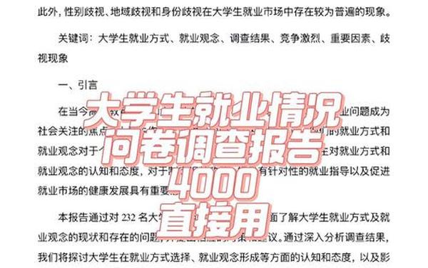 大学生就业实践报告_大学生就业报告3000字