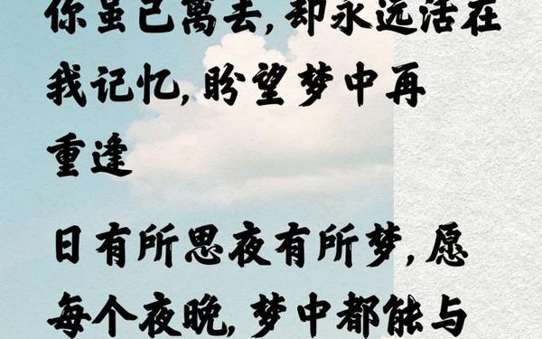怀念离去的人的语录-对逝去的人的思念句子