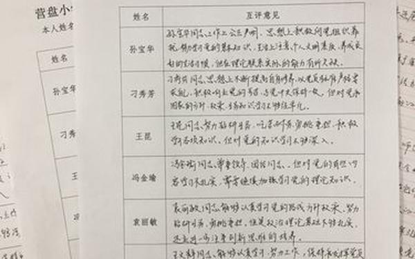 党员自我评议总结;党员互评100条简短