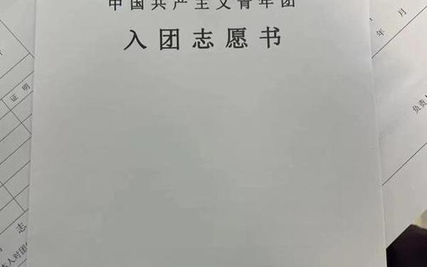 入团志愿书电子版,入团志愿书打印模板免费