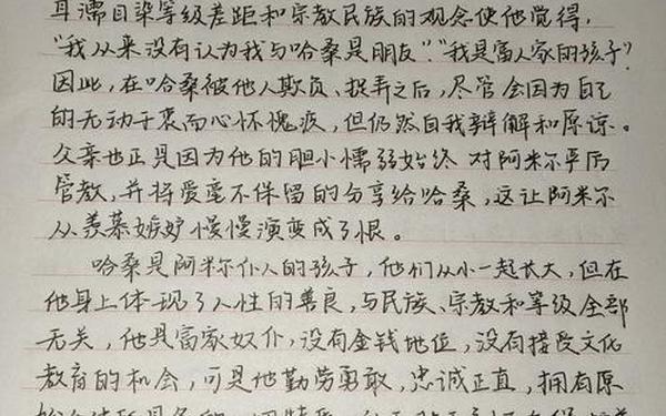 《追风筝的人》读书笔记,读书笔记摘抄感悟好词好句
