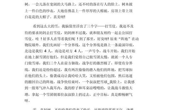 寒假作文400字、作文寒假生活400
