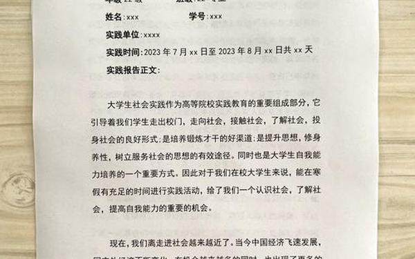 假期社会实践调查报告 社会实践情况