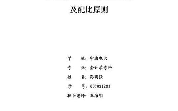 会计学专业毕业论文-会计学论文范文8000字