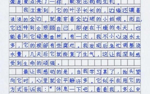 童话作文300字三年级_我的植物朋友300字作文三年级下册