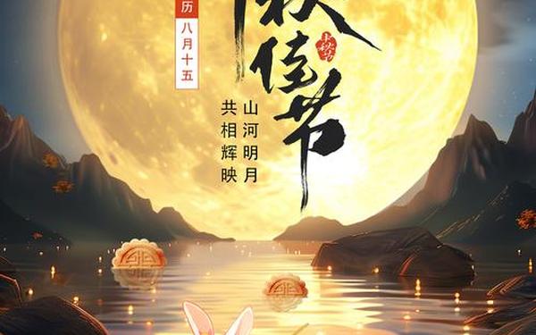 中秋节好看的图片大全;中秋节海报素材