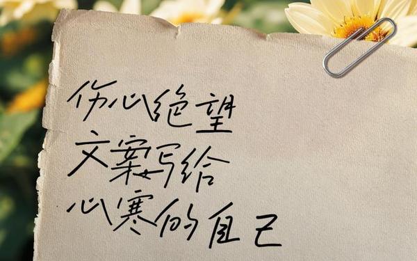 伤心绝望心痛心寒的句子 心凉绝望的句子