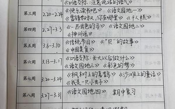 部编版二年级语文下册教学计划 二年级语文下册教学计划及进度表