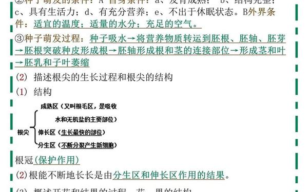 初中生物知识点总结(初中生物全部知识点) 初中生物知识点总结(初中生物全部知识点)