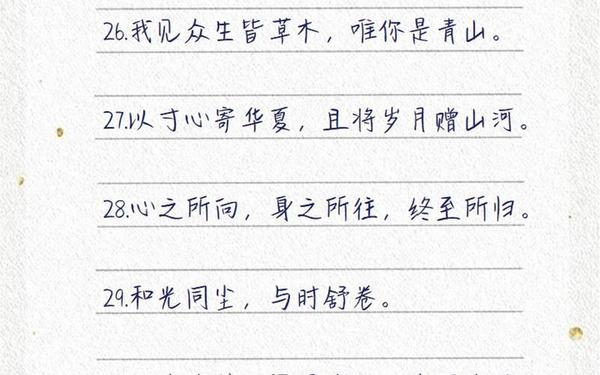 好句大全集1000个-1000句优美短句
