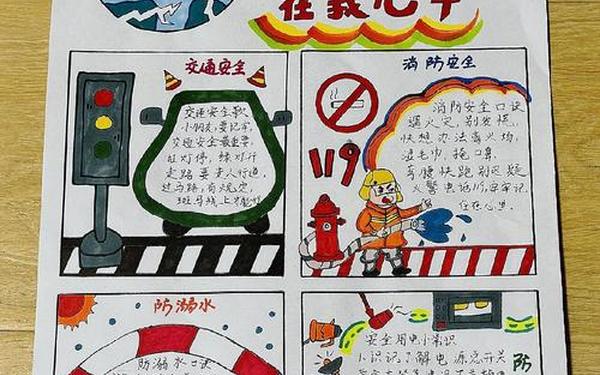 关于安全的手抄报图片 以安全为主题图片 关于安全的手抄报图片 以安全为主题图片