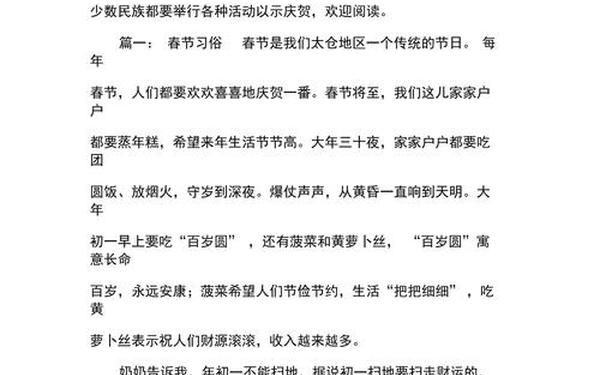 传统节日的作文(《春节》作文300字)