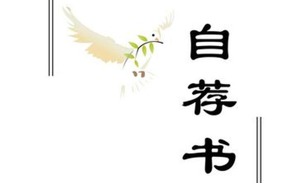 自荐书封面,自荐信封面图片