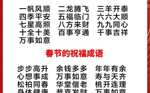 拜年祝福语2020、2020年春节吉祥语