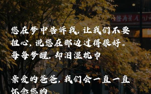 写给父亲催泪的话简短_最催泪的情话