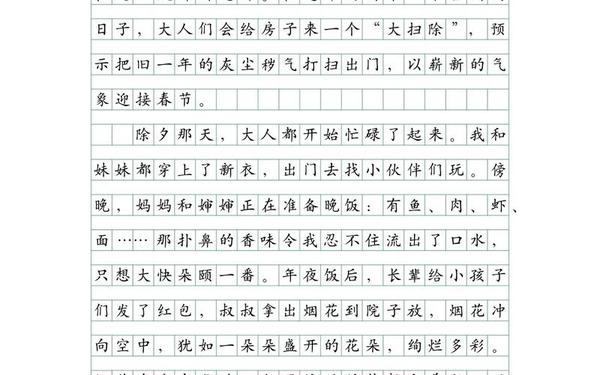 小学生300字作文20篇,300字优美文段