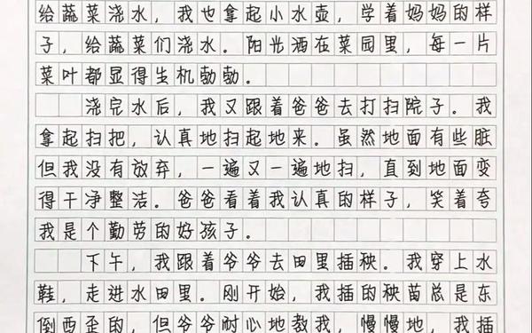 五一作文300字(300字优秀作文)