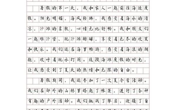 暑假作文600字初中—大学生寒假生活作文