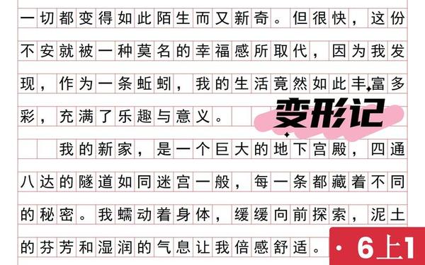 我是一条幸福的蚯蚓作文(假如我是蚯蚓的作文)