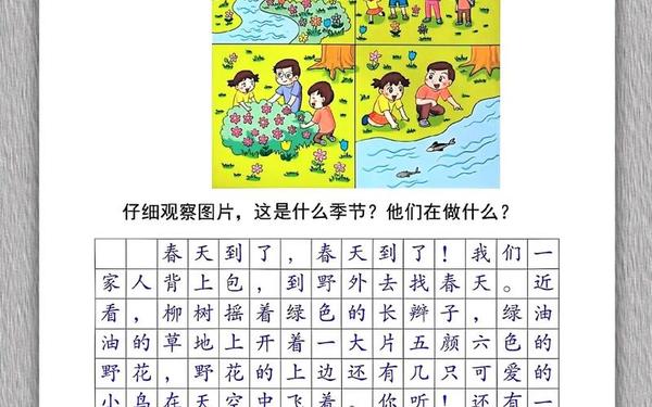一年级简单小作文—一年级最简单看图说话