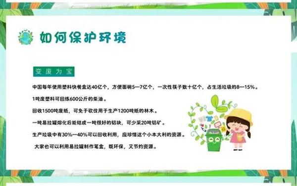 保护环境从我做起(环境卫生人人有责,从我做起)
