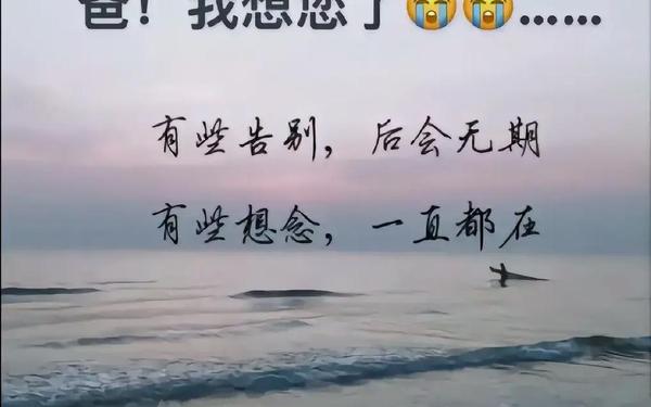 催人泪下思念天堂父亲的句子(一别再无归期,你长眠我常念)