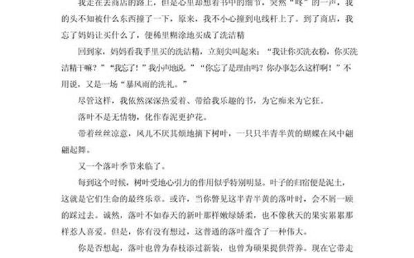 随笔300字、初中随笔300字范文