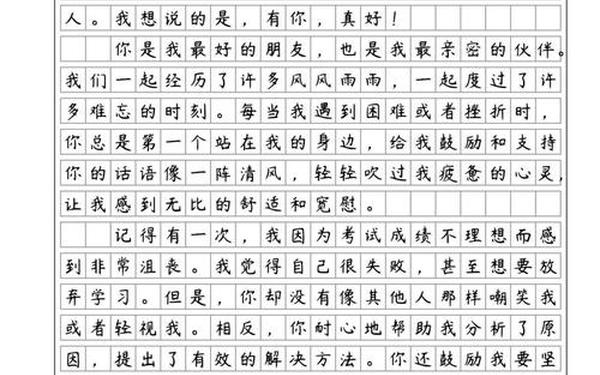 关于友情的作文、友情的作文800字