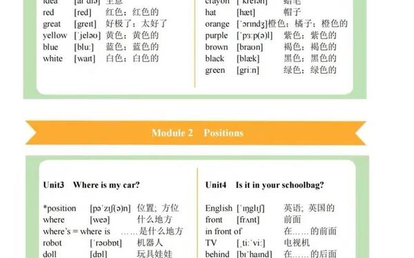小学英语3年级下册_六年级下册英语单词表