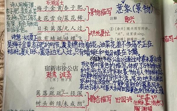 四年级下册语文 四年级下册学霸笔记