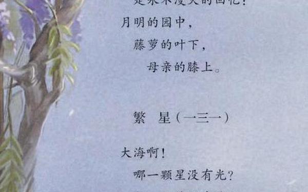 冰心的短诗三首 冰心最短的诗8首