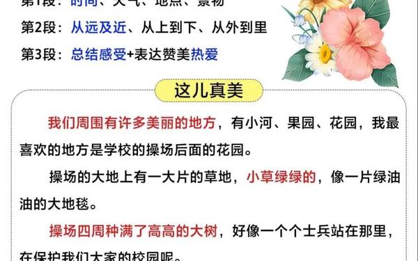 小学满分作文有公式_作文公式大全