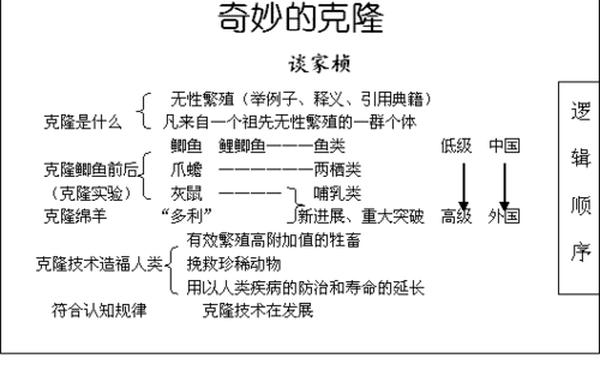 奇妙的克隆教案_奇妙的生命教案