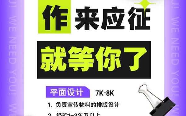 创意招聘广告语—招聘信息发布文案