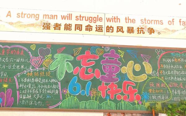 六一儿童节黑板报内容-六一儿童节手抄报
