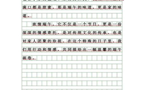 端午节作文优秀作文;端午节作文(包粽子)