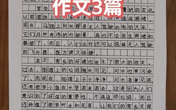 二十年后的家乡作文600字-9999999999亿字作文有吗