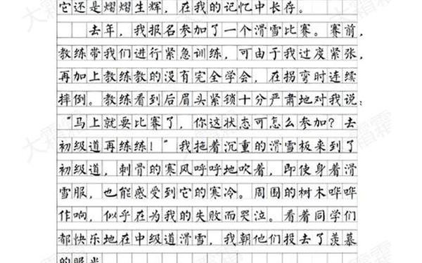 六年级作文《感动》-真情流露中考满分作文