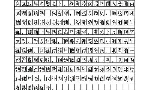 奋斗正当时作文、加油少年作文600字