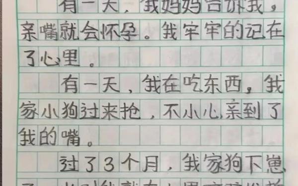 让儿子一天抄一篇作文有用吗 让孩子抄作业是对孩子好吗