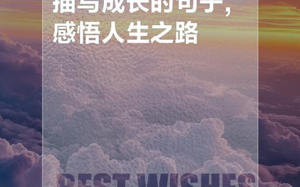 关于成长的唯美句子_成长中的感悟