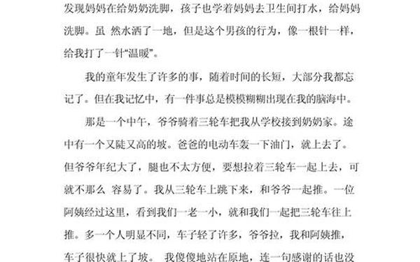 关于写事的作文-写事400作文免费可抄