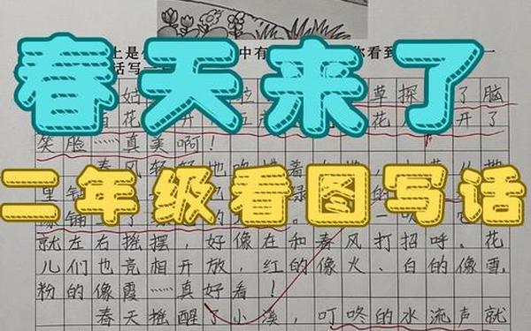 二年级看图写话30篇、二年级作文看图写话