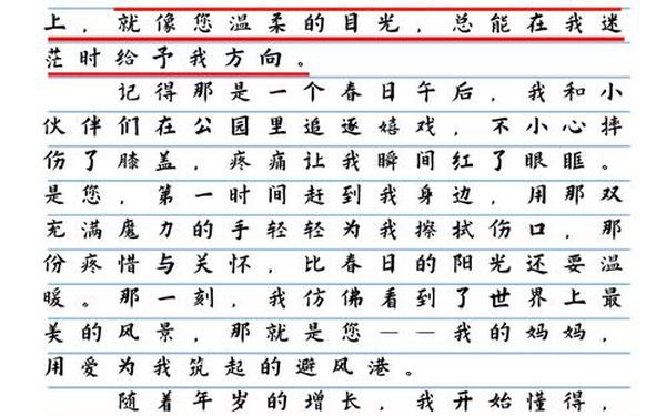 感谢母亲作文400字左右-给妈妈的一封信300字
